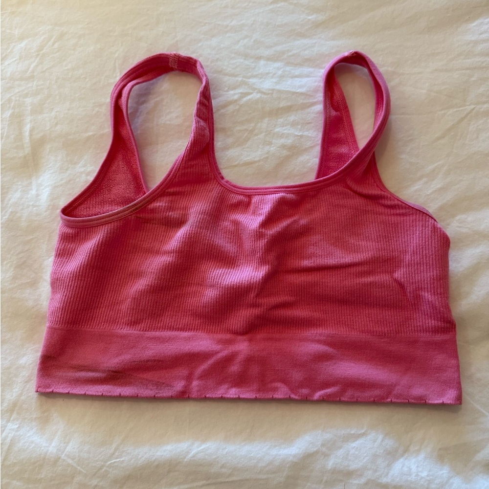 Anthropologie Pink Sports Bra